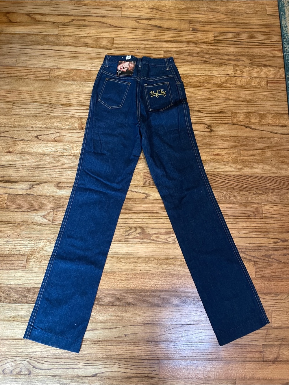 NWT Vintage High-Rise Women's Straight Jeans in Deep Indigo by Cheryl Tiegs